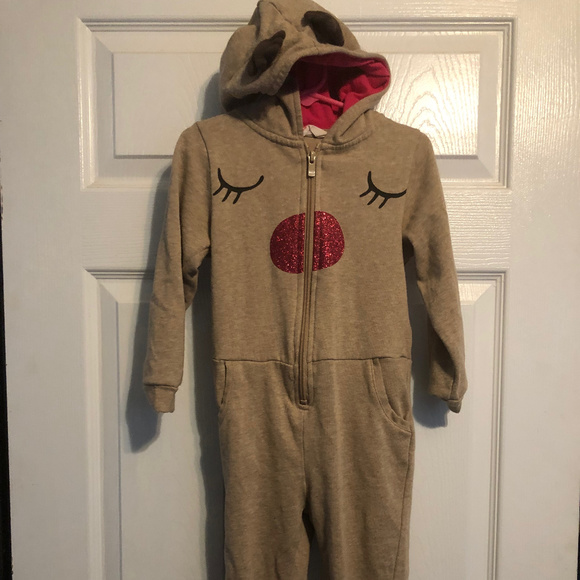 H&M Other - H&M Reindeer (Rudolph) Onesie Size 3-4